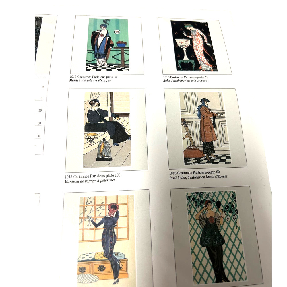 Vintage Paris Fashions 1999 Calendar 1912-1914 Fashion Brooklyn Museum of Art - Picture 7 of 9